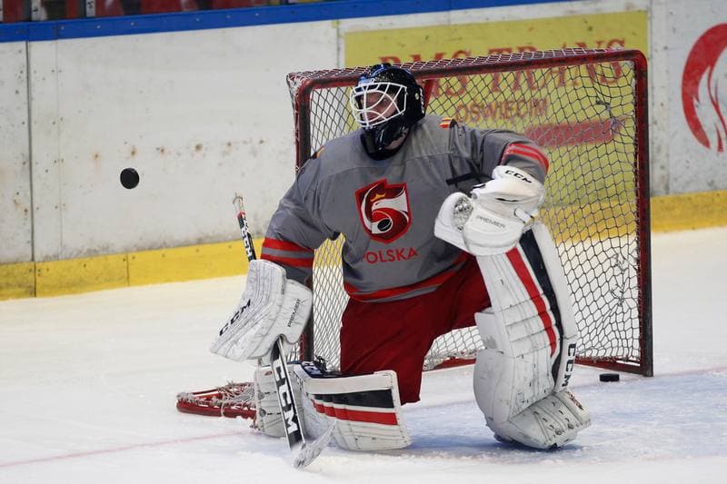 Ice Hockey. Poland U20. Training. 06.11.2018