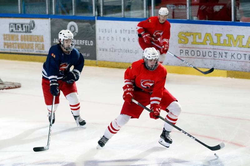 Ice Hockey. Poland U20. Training. 06.11.2018