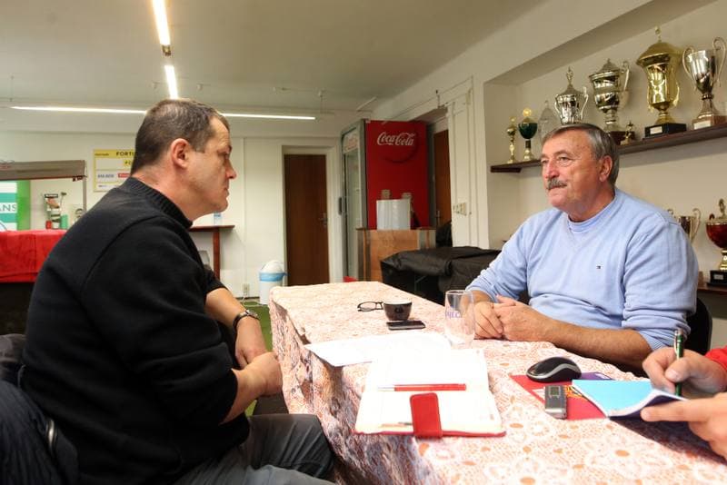 Football. Antonin Panenka. Photocall. 08.11.2018