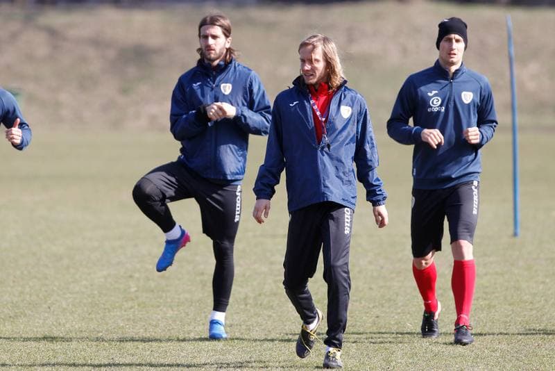 Football. Piast Gliwice. Training. 08.03.2017