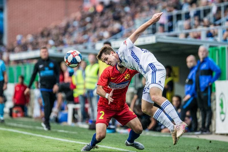 Football. UEFA Europa League. FK Mlada Boleslav - FCSB. 15.08.2019