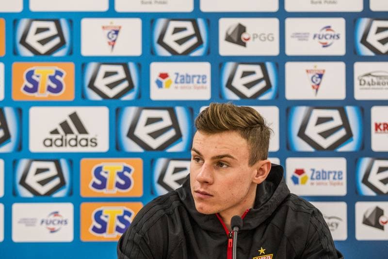 Football. Gornik Zabrze. Press Conference. 13.05.2019