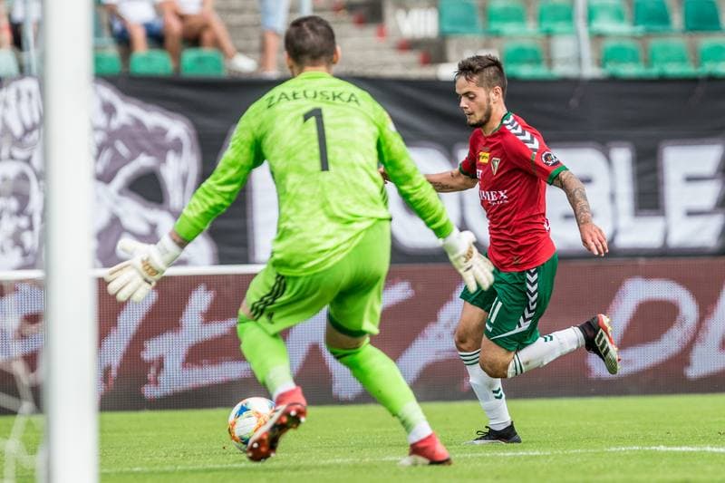 Football. Fortuna I Liga. Zaglebie Sosnowiec - Miedz Legnica. 17.08.2019