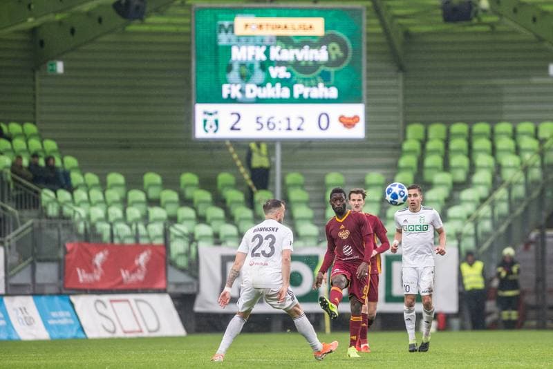 Football. Fortuna:Liga. MFK Karvina - Dukla Praha. 14.05.2019