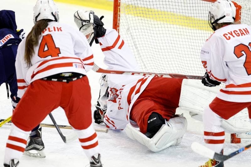 Ice Hockey. Women's World Championship. Poland - Slovakia. 08.04.2017