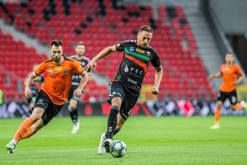 Football. Fortuna I Liga. GKS Tychy - Chrobry Glogow. 21.08.2019