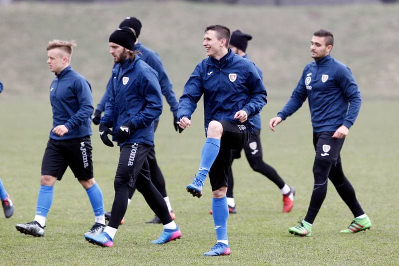Football. Piast Gliwice. Training. 15.03.2017