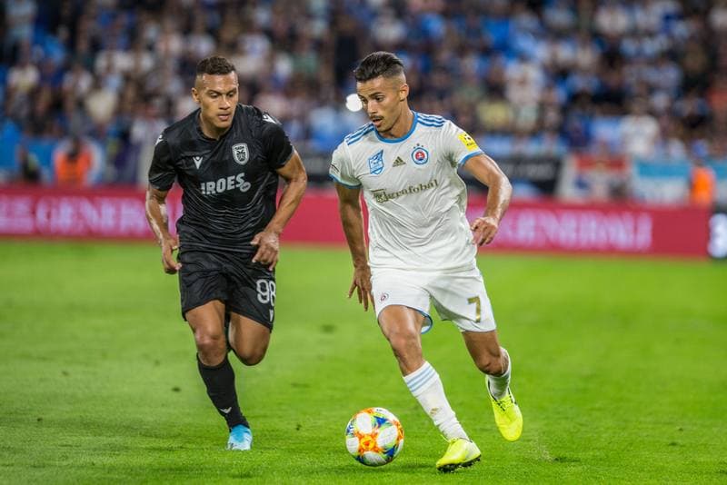 Football. UEFA Europa League. Slovan Bratislava - PAOK FC. 22.08.2019