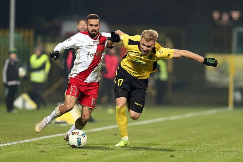Football. Fortuna I Liga. GKS Katowice - LKS Lodz. 28.11.2018