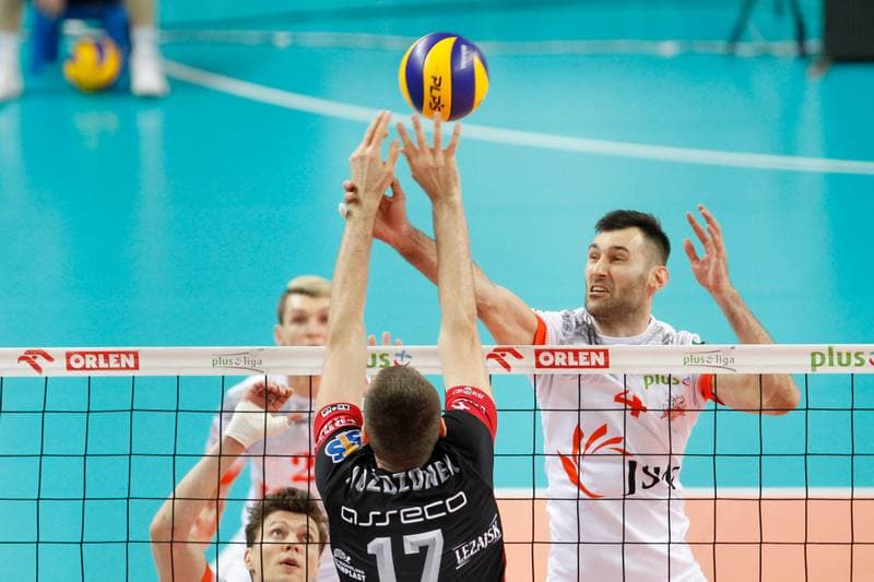 Volleyball. PlusLiga. Jastrzebski Wegiel - Asseco Resovia Rzeszow. 18.04.2017