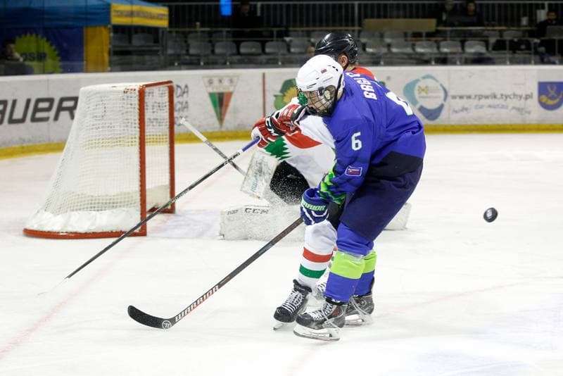 Ice Hockey. U20 World Championship Division 1B. Slovenia - Hungary. 12.12.2018