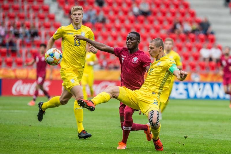 Football. FIFA U-20 World Cup. Qatar - Ukraine. 27.05.2019