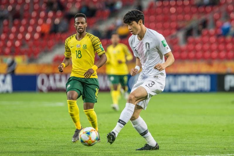 Football. FIFA U-20 World Cup. South Africa - Korea Republic. 28.05.2019