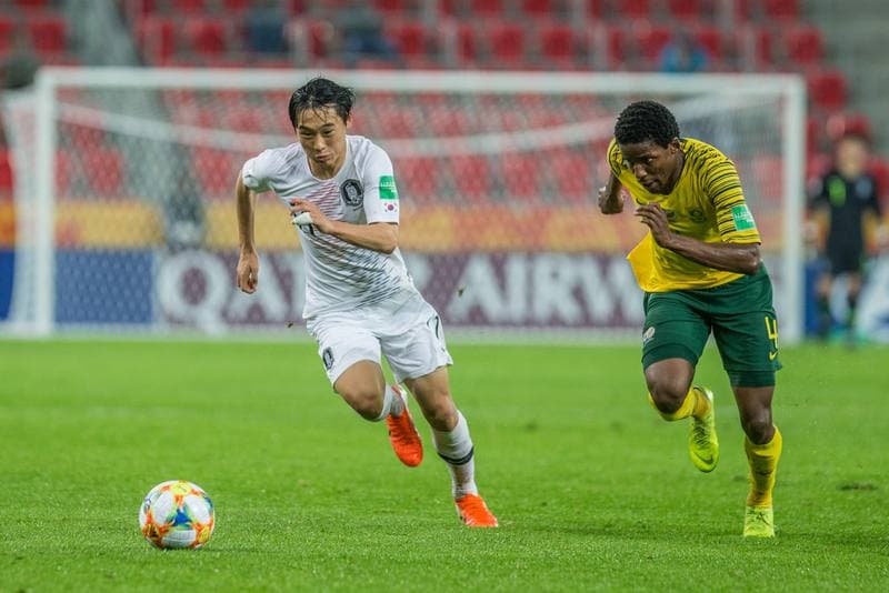 Football. FIFA U-20 World Cup. South Africa - Korea Republic. 28.05.2019