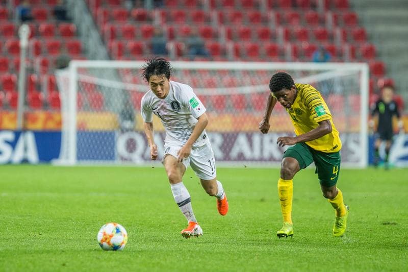Football. FIFA U-20 World Cup. South Africa - Korea Republic. 28.05.2019