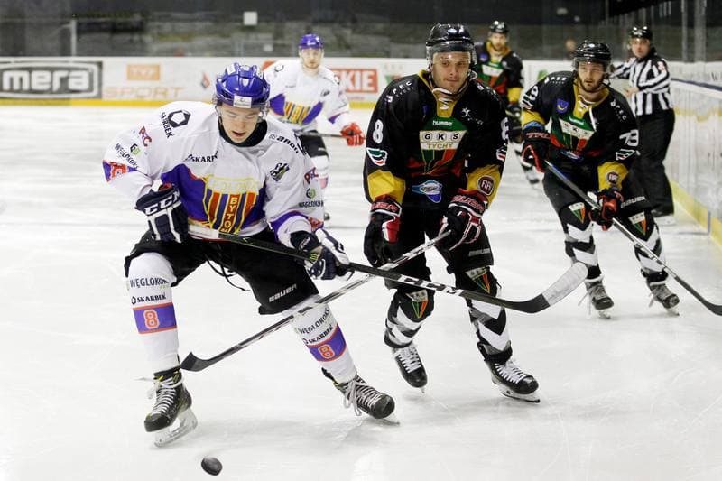 Ice Hockey. Polska Hokej Liga. Weglokoks Kraj Polonia Bytom - GKS Tychy. 11.01.2019