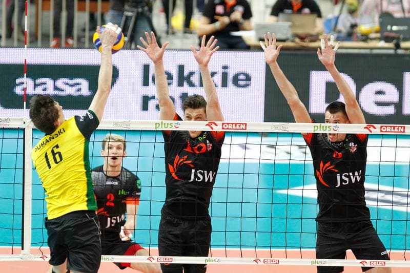 Volleyball. PlusLiga. GKS Katowice - Jastrzebski Wegiel. 28.03.2017