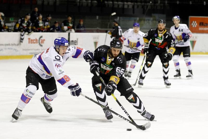 Ice Hockey. Polska Hokej Liga. Weglokoks Kraj Polonia Bytom - GKS Tychy. 11.01.2019