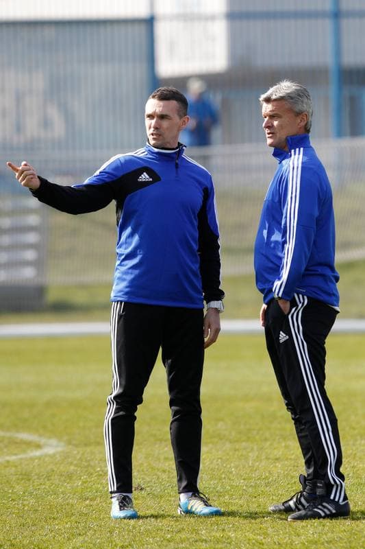 Football. Ruch Chorzow. Training. 24.04.2017