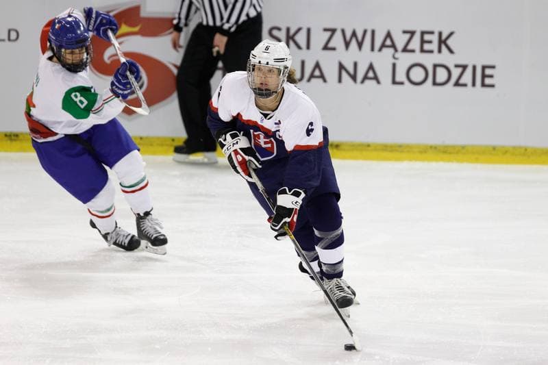 Ice Hockey. Women's World Championship. Slovakia - Italy. 09.04.2017