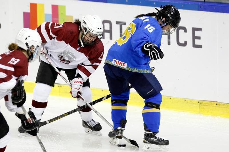Ice Hockey. Women's World Championship. Latvia - Kazakhstan. 11.04.2017