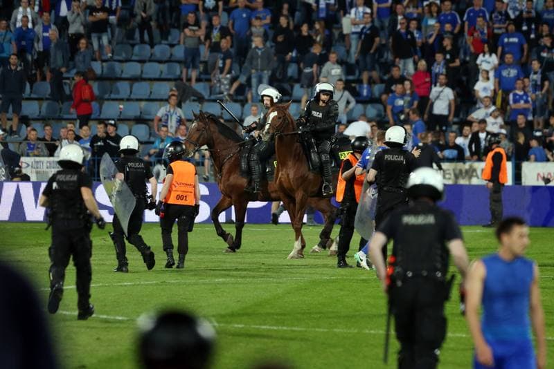 Football. Lotto Ekstraklasa. Ruch Chorzow - Gornik Leczna. 02.06.2017