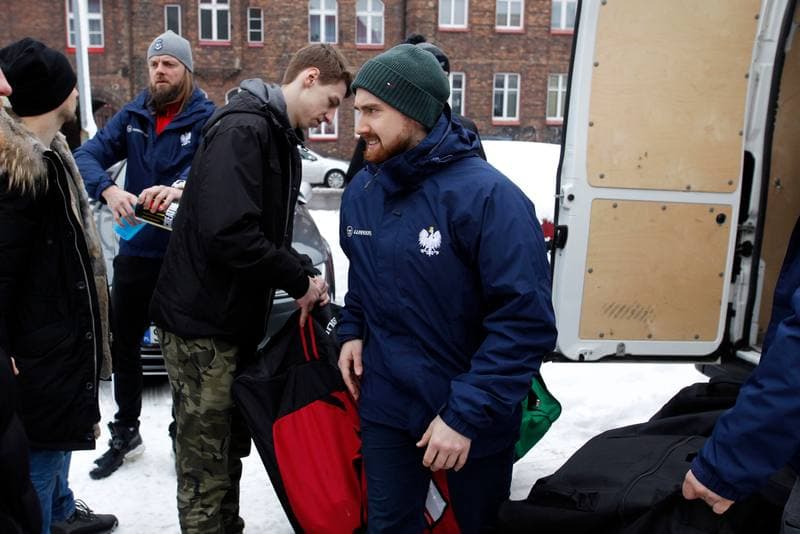 Ice Hockey. Poland national team. Departure. 04.02.2019