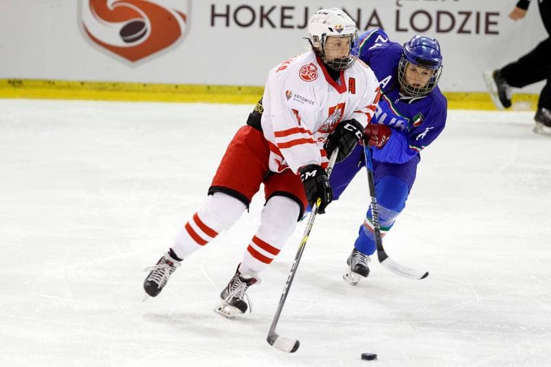 Ice Hockey. Women's World Championship. Poland - Italy. 11.04.2017
