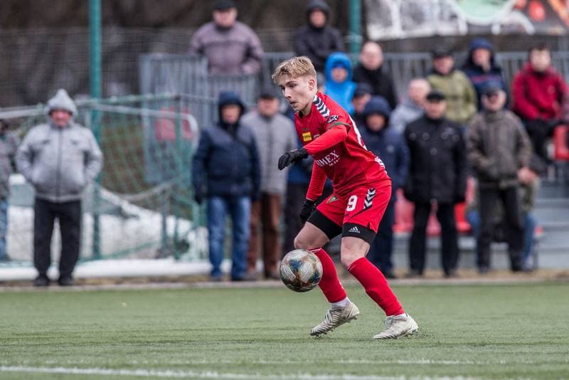 Football. Sparing. Zaglebie Sosnowiec - FK Zeleziarne Podbrezova. 29.01.2020