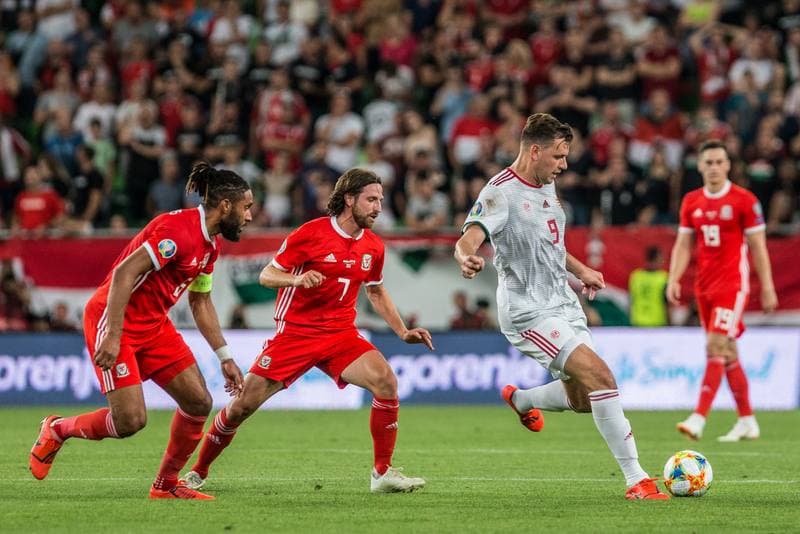 Football. Euro 2020 Qualifiers. Hungary - Wales. 11.06.2019