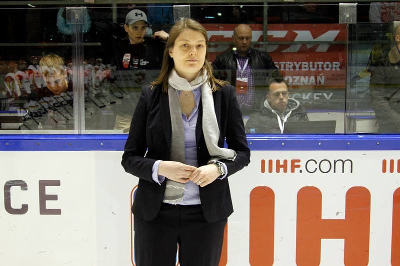 Ice Hockey. Women's World Championship. China - Poland. 14.04.2017