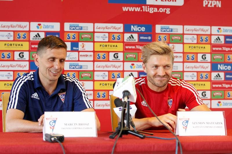 Football. Gornik Zabrze. Press Conference. 06.06.2017