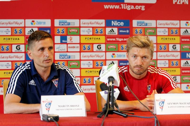 Football. Gornik Zabrze. Press Conference. 06.06.2017