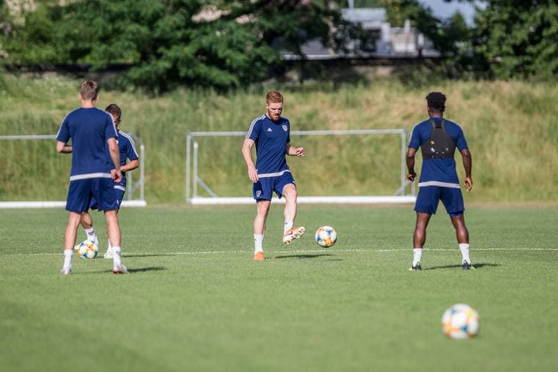 Football. Piast Gliwice. Training. 12.06.2019