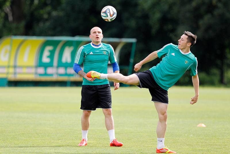 Football. GKS Katowice. Training. 28.05.2015
