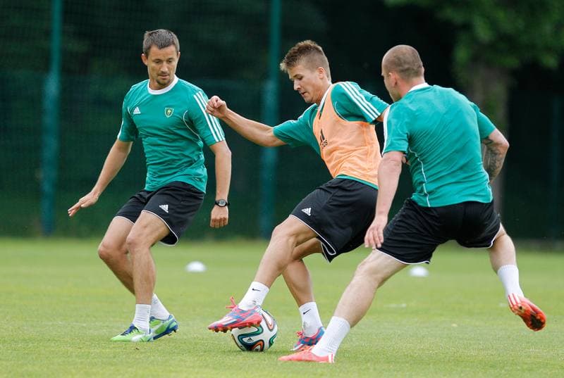 Football. GKS Katowice. Training. 28.05.2015