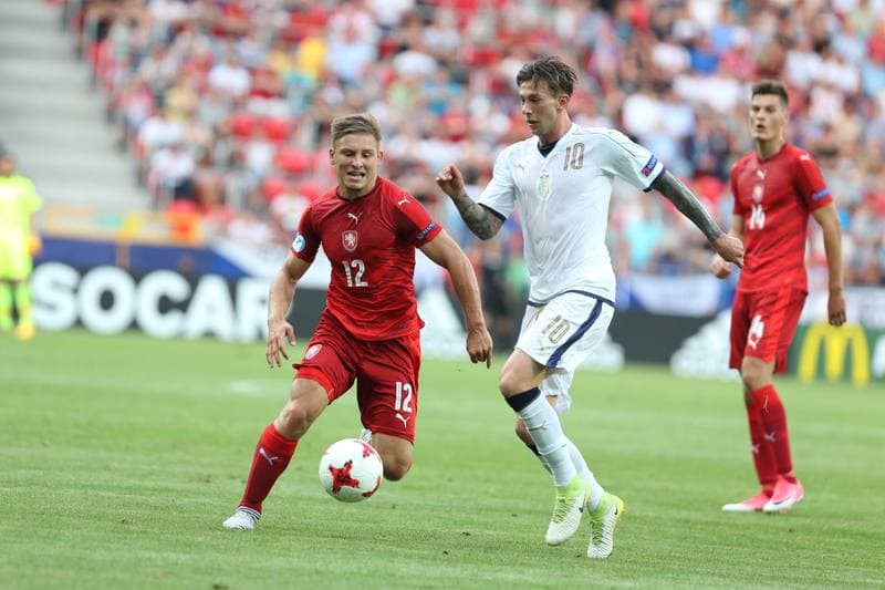 Football. UEFA European U21 Championship. Czech Republic - Italy. 21.06.2017