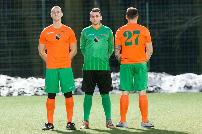 Football. MK Gornik Katowice. Photo Session. 20.02.2019