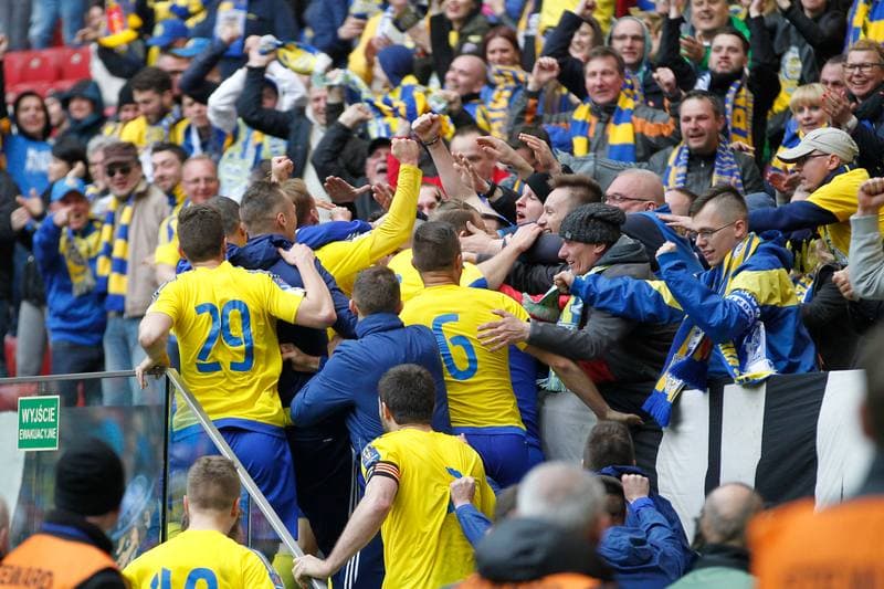 Football. Polish Cup Final. Lech Poznan - Arka Gdynia. 02.05.2017