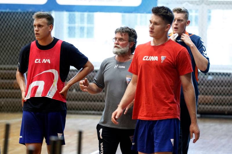 Handball. Gornik Zabrze. Training. 10.07.2017