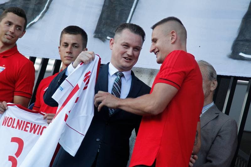 Football. Gornik Zabrze. Team Presentation. 11.07.2017
