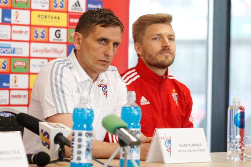 Football. Gornik Zabrze. Press Conference. 15.05.2017