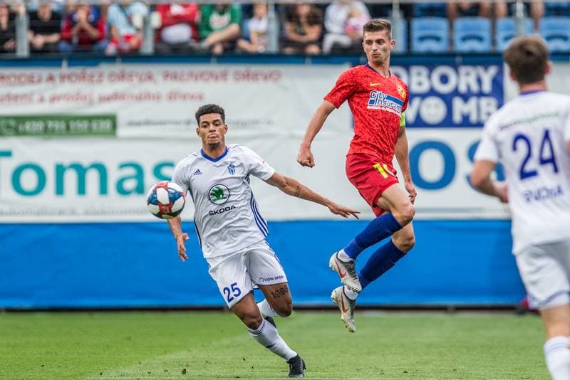 Football. UEFA Europa League. FK Mlada Boleslav - FCSB. 15.08.2019