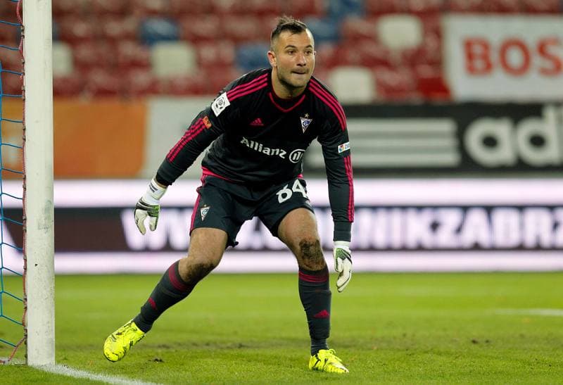 Football. PKO BP Ekstraklasa. Gornik Zabrze - Piast Gliwice. 01.12.2015
