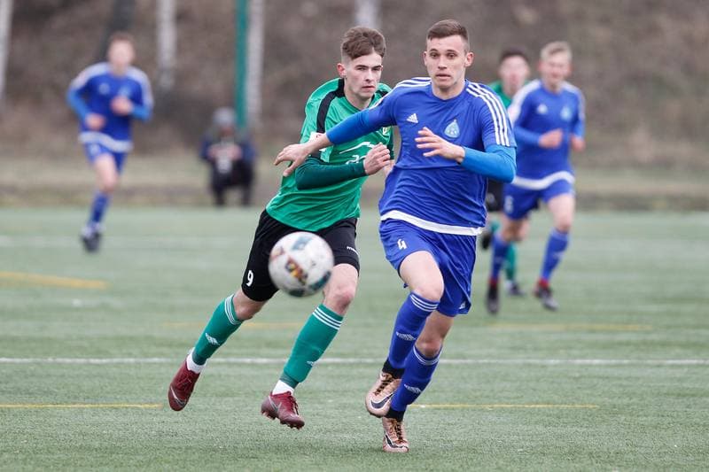 Football. Centralna Liga Juniorow. Ruch Chorzow - GKS Belchatow. 10.03.2019
