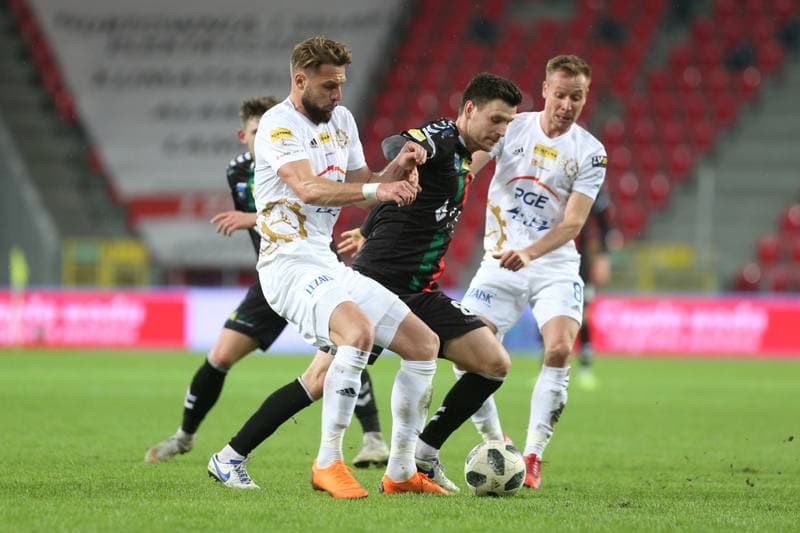 Football. Fortuna I Liga. GKS Tychy - Stal Mielec. 15.03.2019