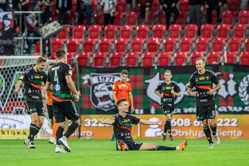 Football. Fortuna I Liga. GKS Tychy - Chrobry Glogow. 21.08.2019