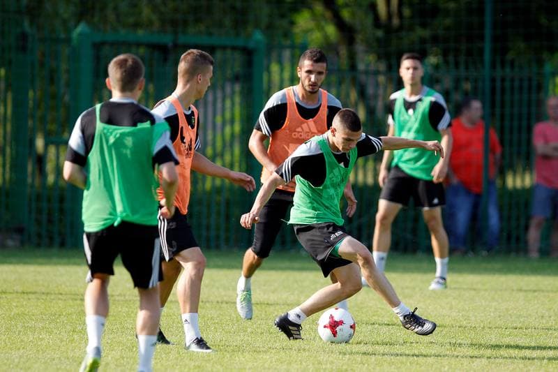 Football. GKS Katowice. Training. 20.06.2017