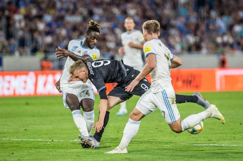 Football. UEFA Europa League. Slovan Bratislava - PAOK FC. 22.08.2019