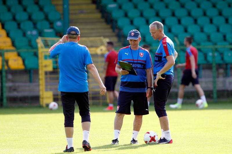 Football. Czech Republic. Training. 20.06.2017
